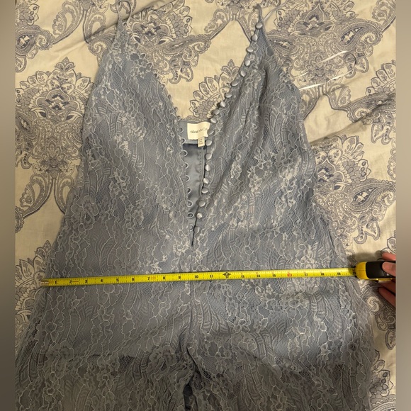 Alice McCall. Jumpsuit, lace and silk material - Picture 9 of 9